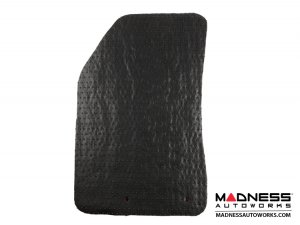 Dodge Hornet Floor Mats - All Weather - Rubber Woven Carpet - Front Set - Black 
